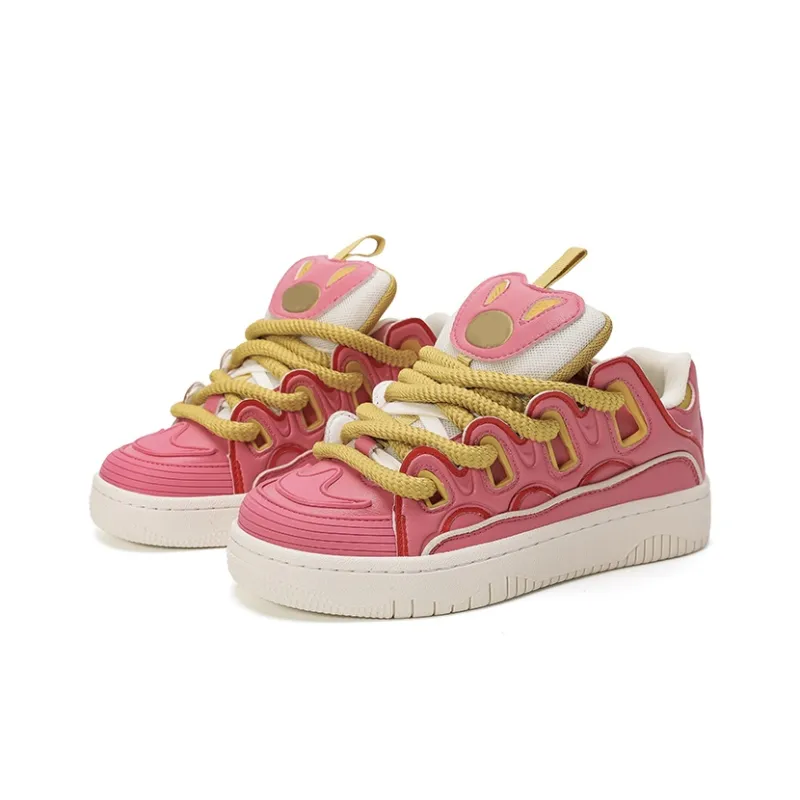 OHJC Slip-Resistant Cushioning Wear-Resistant Lightweight Breathable Low-Top Skateboard Shoes Unisex-2
