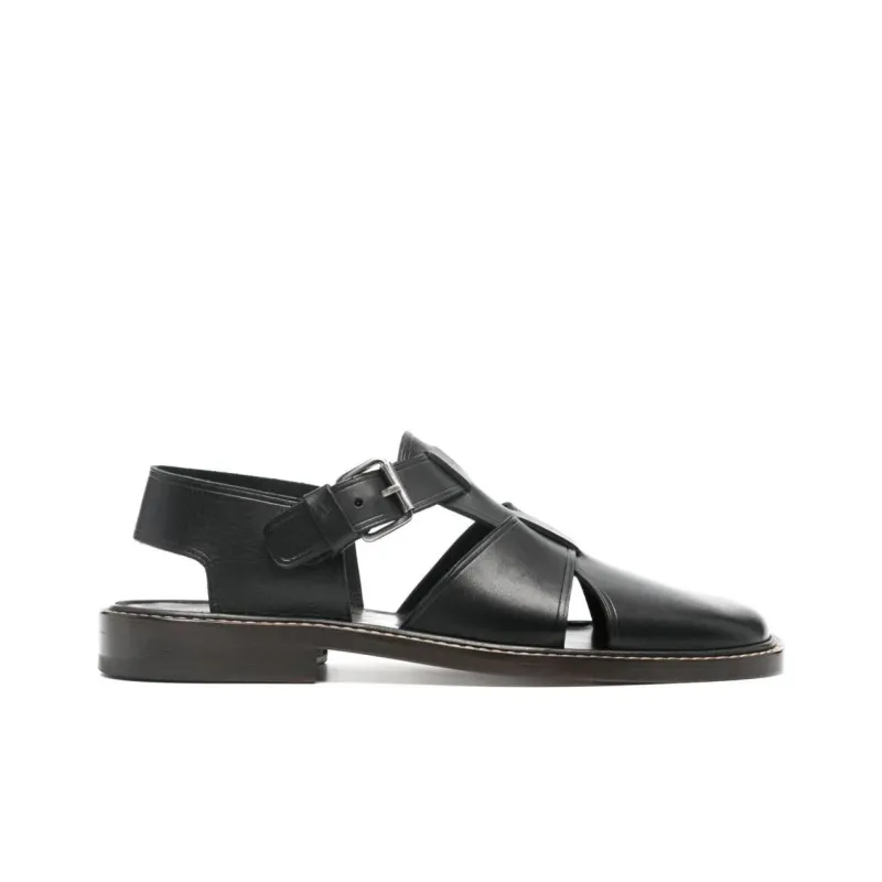 Lemaire Fisherman Leather Sandals-1