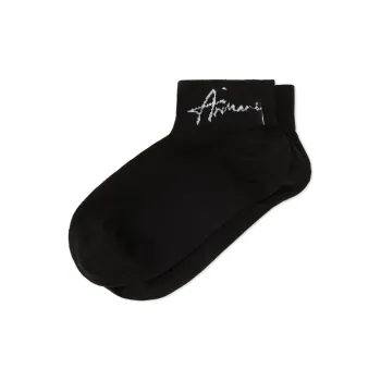 ARMANI EXCHANGE Mid-Calf Socks Women's 1 Pack Black