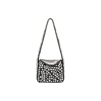 Alexander Wang Spike Embellished Small Hobo Bag