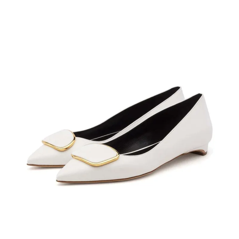 Rupert Sanderson Casual Single Shoes Women's White-2