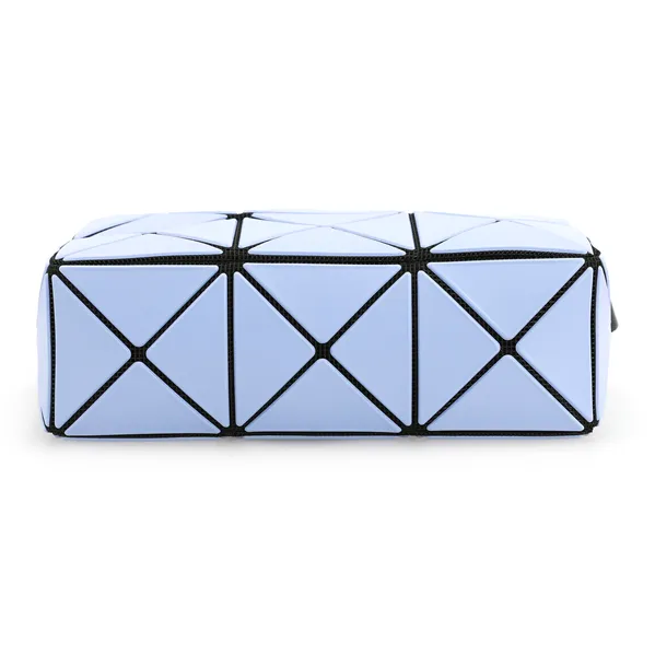 ISSEY MIYAKE Cuboid Polyvinyl Chloride Resin Shoulder Bag, Crossbody Bag Women's Light Blue-4