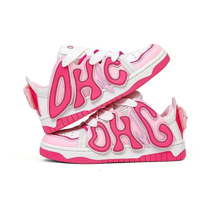 OHJC Slip-Resistant Cushioning Wear-Resistant Lightweight Breathable Low-Top Skateboard Shoes Unisex-2