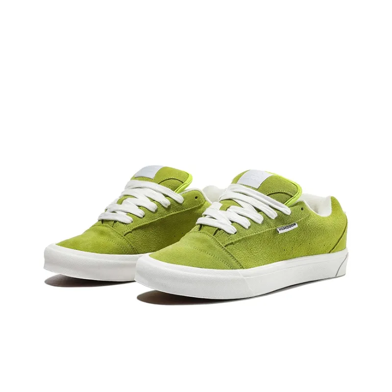 HOMDOON Slip Resistant Coverage Low Top Skateboard Shoes Unisex Apple Green-2