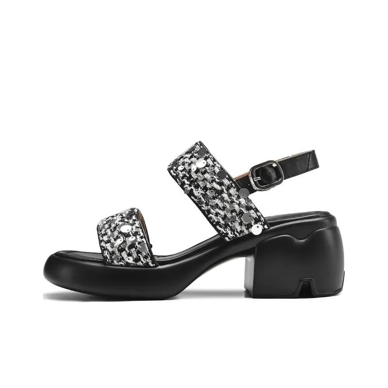 BOSSSUNWEN One Strap Sandals 6.5cm Women's-0