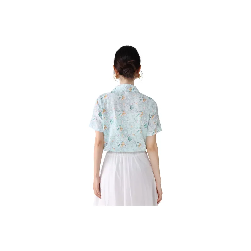 Love Elaine Shirt Women's Mint Green-0