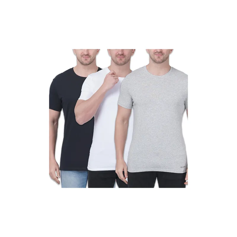 Columbia T-Shirt Men's 3 Pack Black+Gray+White-5
