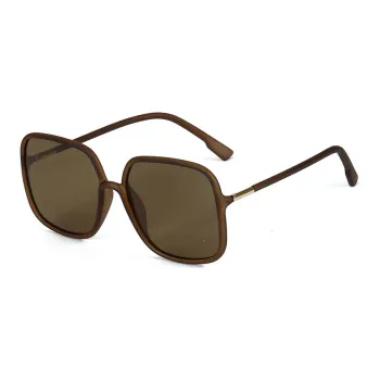 PRETTYALLUSION TR90 Oval Sunglasses Women's