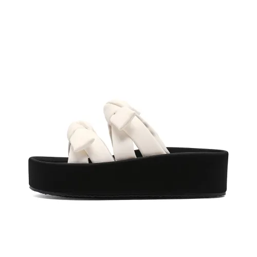 C°BANNER Slide Slippers Women's Beige Black