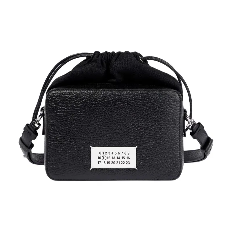 Maison Margiela Calfskin Crossbody Bag, Shoulder Bag Women's Black-1