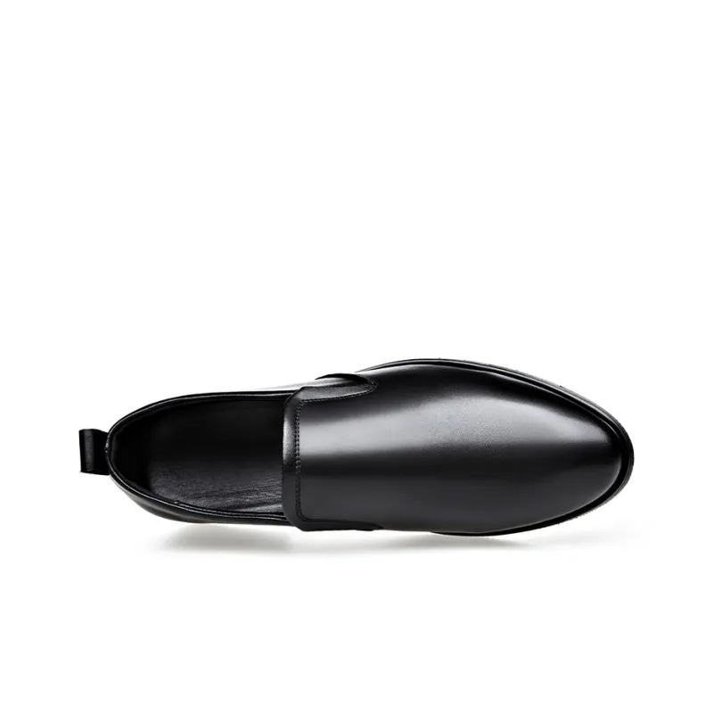 Romon Dress Shoes Men Low Top Black-32