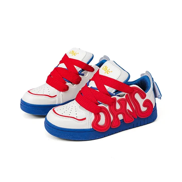 OHJC Slip-Resistant Cushioning Wear-Resistant Lightweight Breathable Low-Top Skateboard Shoes Unisex-15