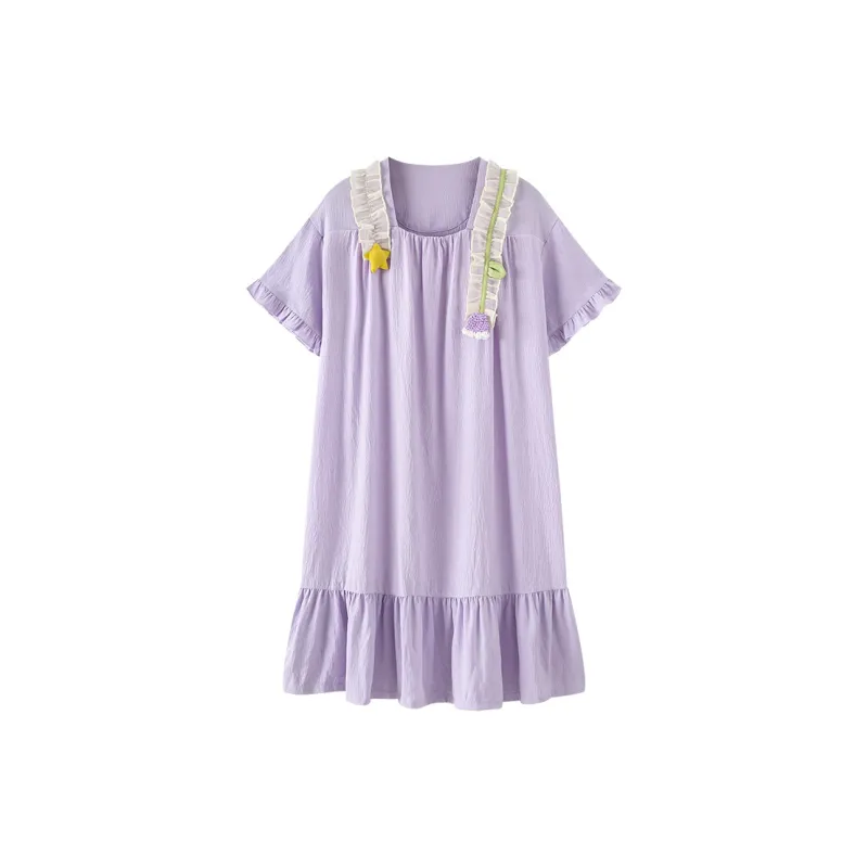 Ta Yan Nightgown Women's Purple-0