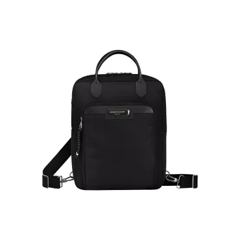 LONGCHAMP Le Pliage Energy Cow Leather Backpack Men's Black