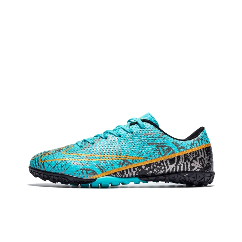 DOUBLE STAR 88 Breathable And Lightweight Soccer Shoes Unisex Black Moon-0
