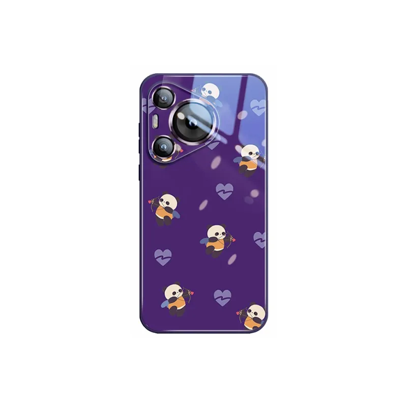 Sen Dog Glass Material Cute Advanced Sensing Phone Cases Compatible With HUAWEI Pura70/70Pro/70Pro+/70ULTRA-3