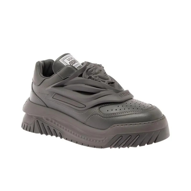 VERSACE Odissea Chunky Leather Sneakers-1