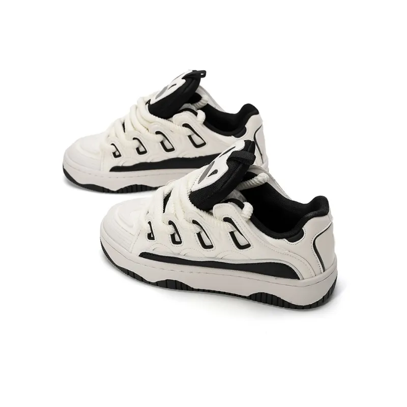 OHJC Slip-Resistant Cushioning Wear-Resistant Lightweight Breathable Low-Top Skateboard Shoes Unisex-17