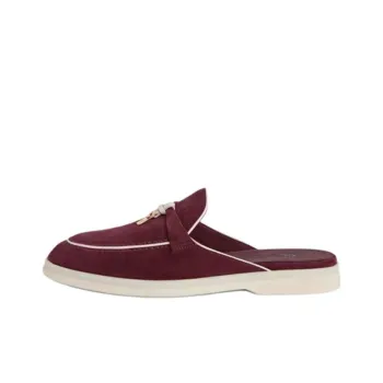 Loro Piana Summer Charms Walk Wrap-toe Slippers Women's Red