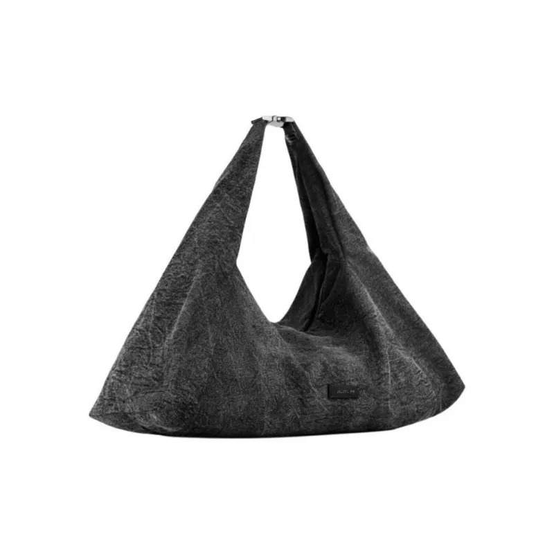 INJOYLIFE Denim Portable Crossbody Bag, Shoulder Bag Women's Black-1