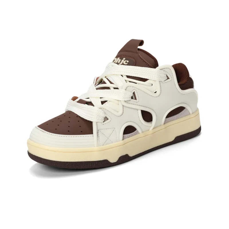 OHJC Slip-Resistant Cushioning Wear-Resistant Lightweight Breathable Low-Top Skateboard Shoes Unisex-14