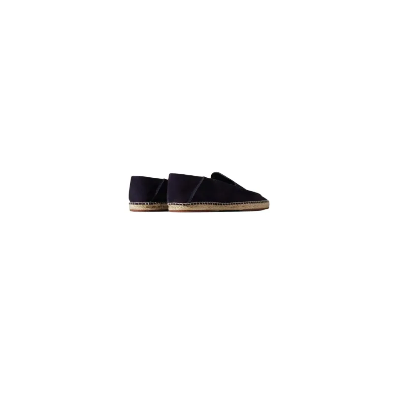 Loro Piana Casual Shoes Men's Dark Blue-3