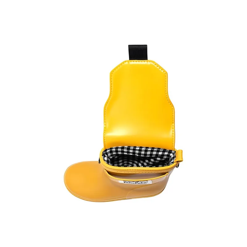 PabePabe PVC Cell Phone Pouch Mini Women's Yellow-4