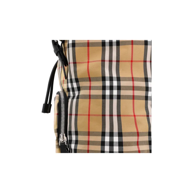 Burberry Fabric Backpack Women's Yellow-9