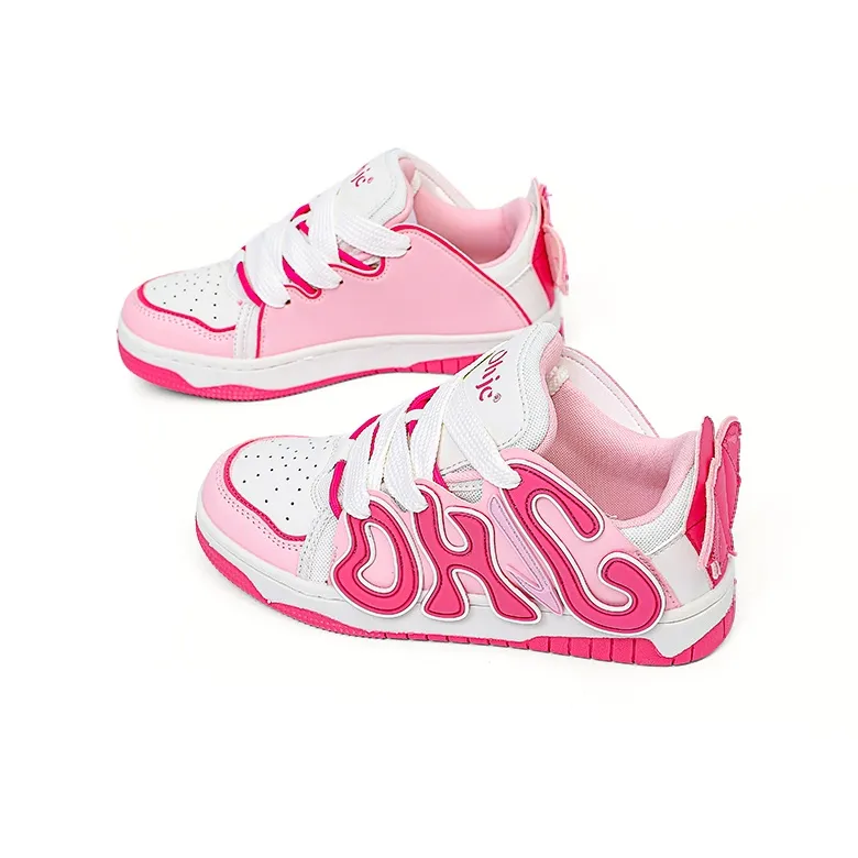 OHJC Slip-Resistant Cushioning Wear-Resistant Lightweight Breathable Low-Top Skateboard Shoes Unisex-1