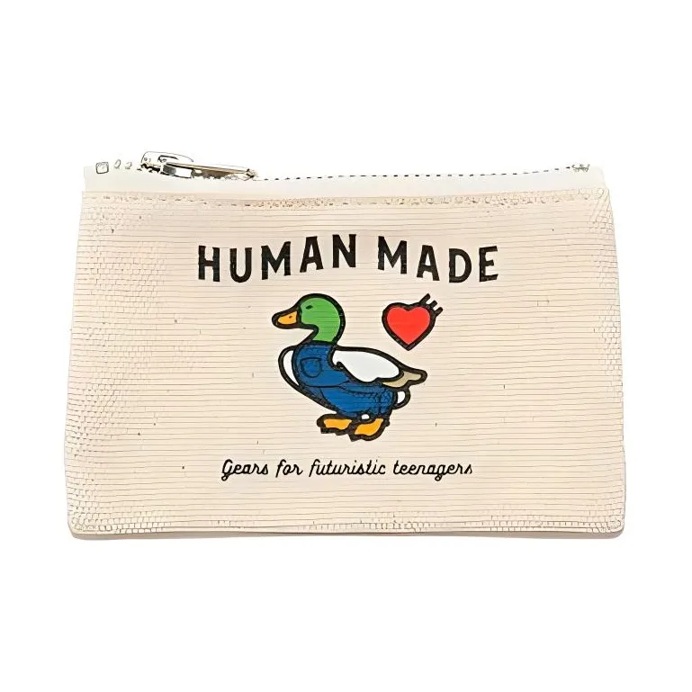 HUMAN MADE Canvas Coin Purse Regular Women's White-0
