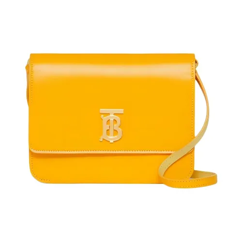 Burberry Calfskin Small Square Bag Shoulder Bag Crossbody Bag Mini Women's Yellow