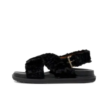 MARNI Fussbett Beach Sandals Women's Black