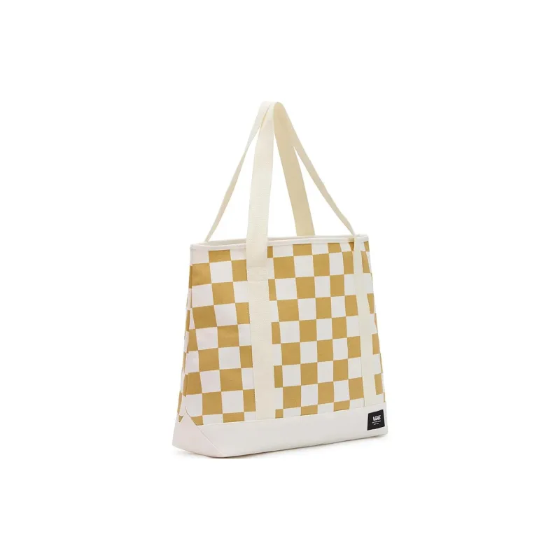 Vans Cotton Tote Bag Shopping Bag Handbag Regular Unisex Brown-2