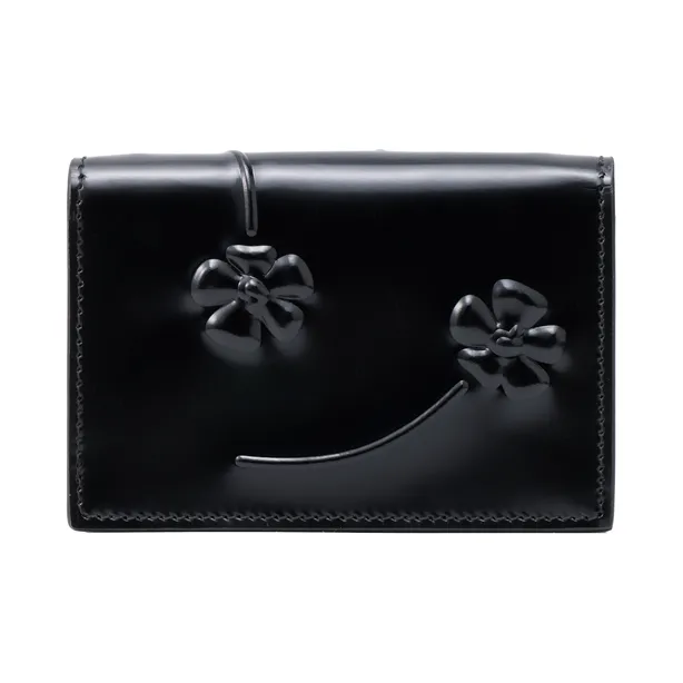 PRADA Leather Shoulder Bag, Crossbody Bag, Wallet Women's Black-5