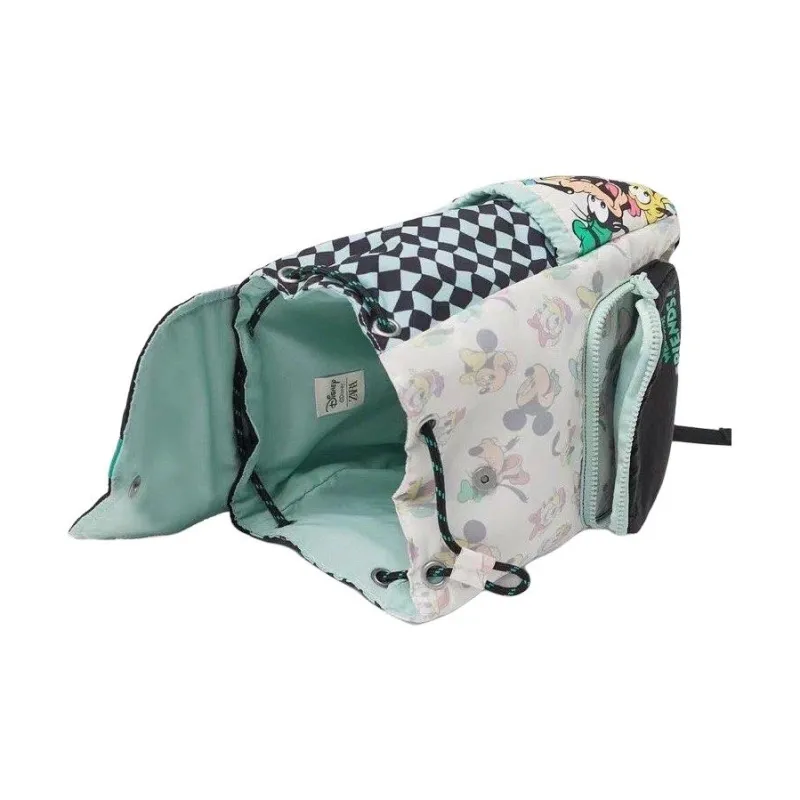 Disney Nylon Abrasion Resistant Backpack Regular Unisex Black-3