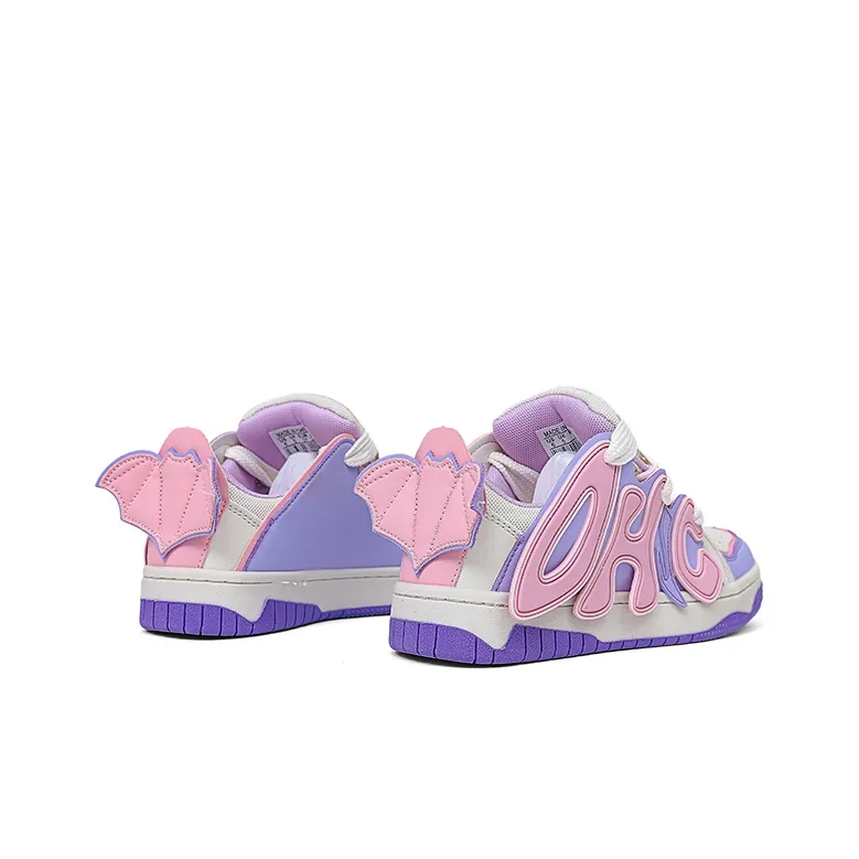 OHJC Slip-Resistant Cushioning Wear-Resistant Lightweight Breathable Low-Top Skateboard Shoes Unisex-12