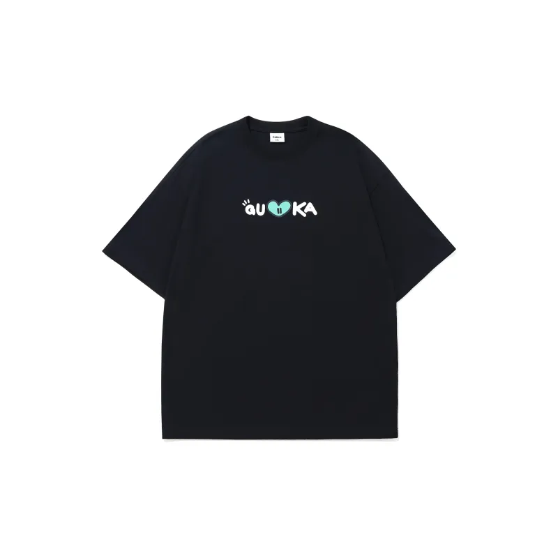 Guuka x AGAHO Short Sleeved T Shirts Men's Black-1