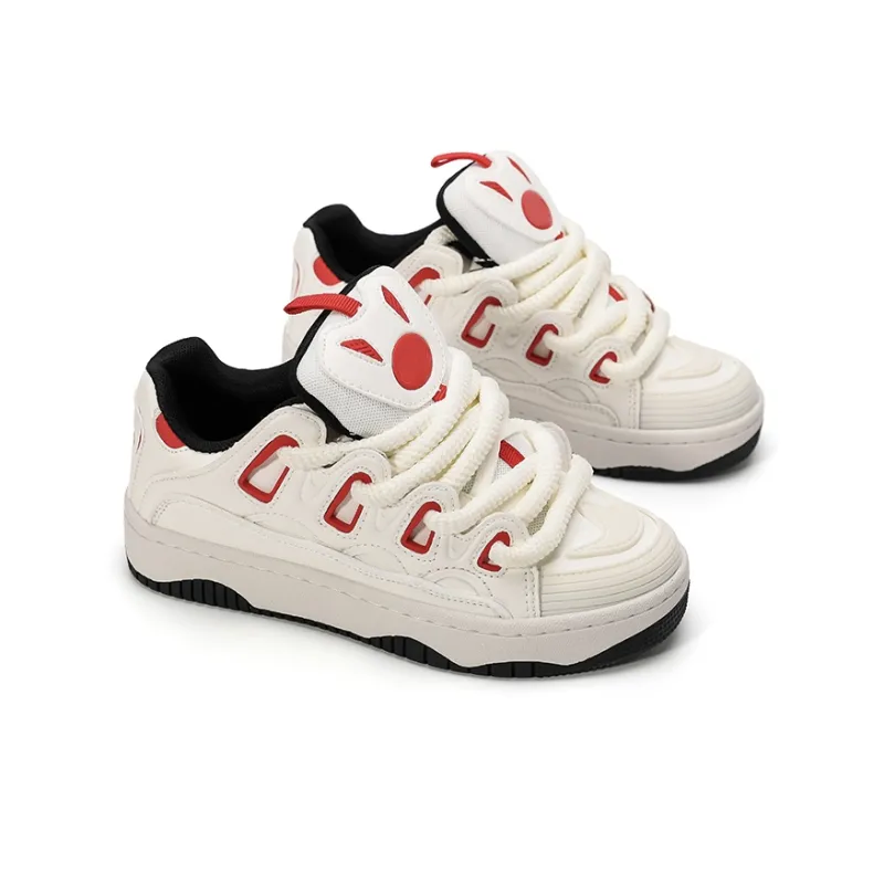 OHJC Slip-Resistant Cushioning Wear-Resistant Lightweight Breathable Low-Top Skateboard Shoes Unisex-11