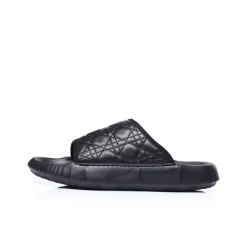 SHUPATE Slide Slippers Men Black/White