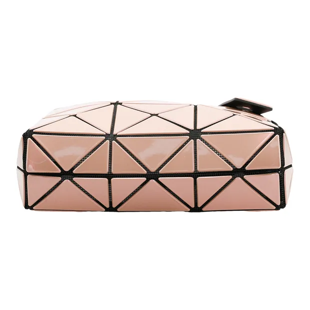 ISSEY MIYAKE Polyvinyl Chloride Resin Handbag Women's Beige-3