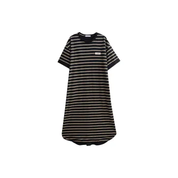 Same Language Nightgown Women's Almond Feather Black