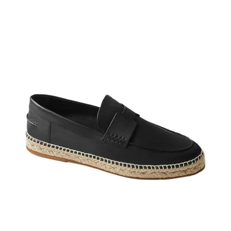 HERMES Espadrilles Men Black-1