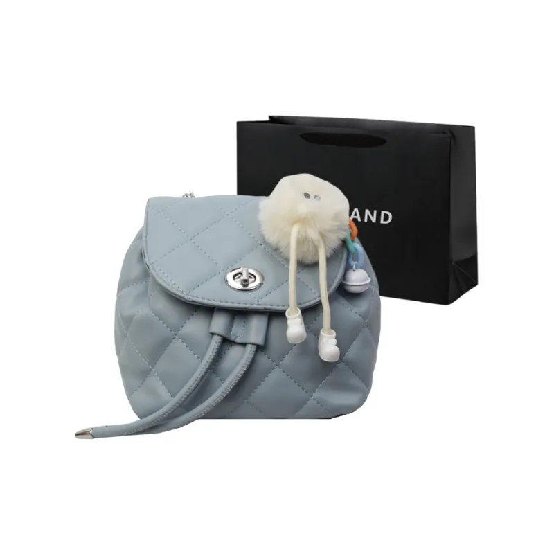 PINK·LAND PU Backpack Women's Silver & Pink/Pink/Ecru/Black/Black & Pink/Blue-24