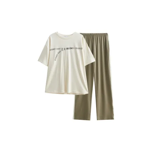 Same Language Pajama Set Women's Snow Color Marti Black