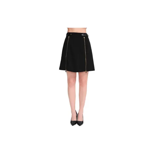 Blood Glitter Casual Short Skirts Women's Black