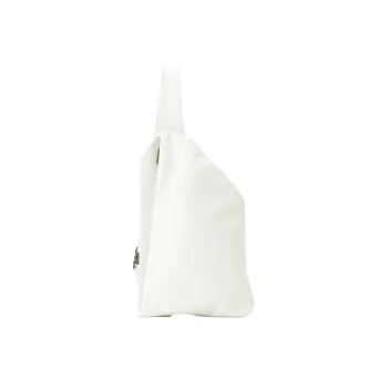 Yohji Yamamoto Cow Leather Crossbody Bag Unisex White