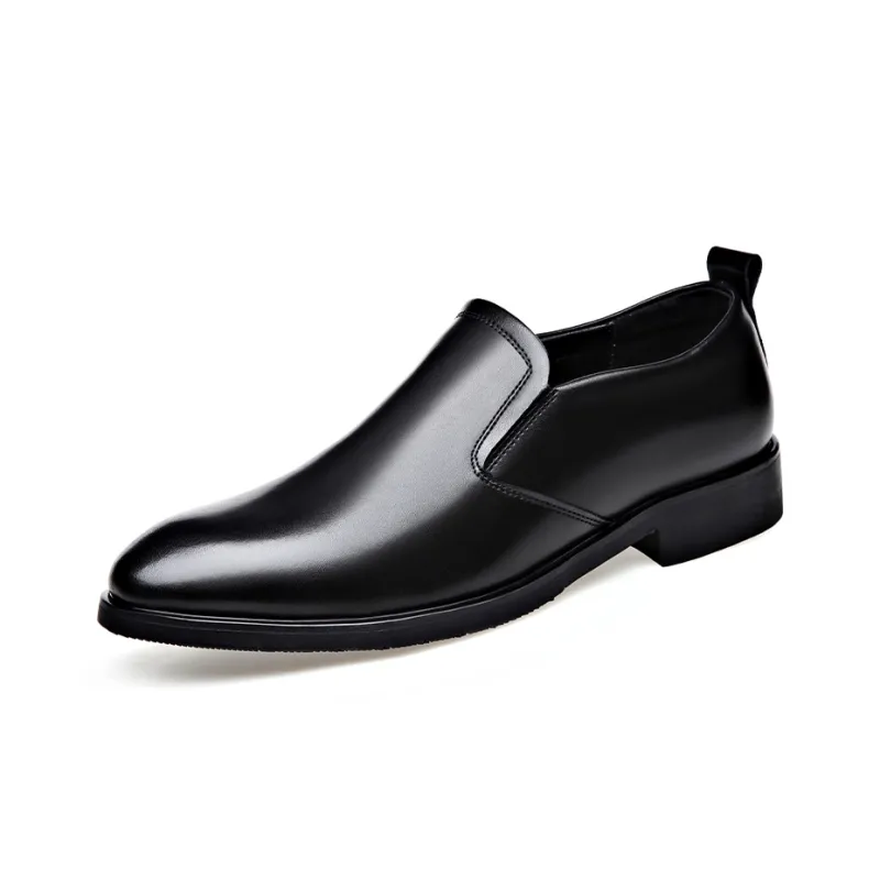 Romon Dress Shoes Men Low Top Black-31
