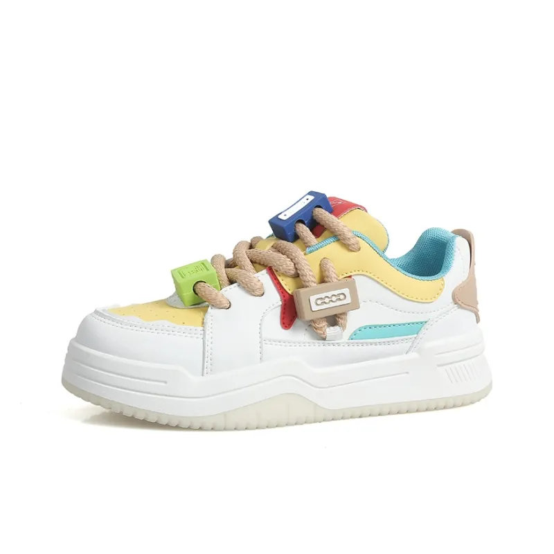 FCS Anti-Slip Wear-Resistant Low-Top Skateboard Shoes Women's-6