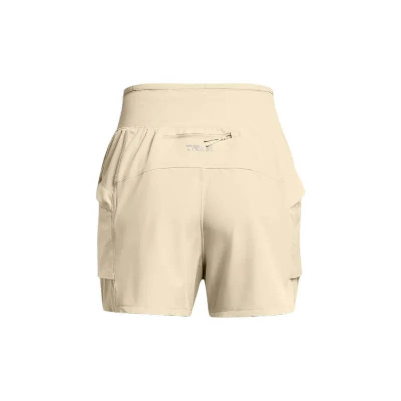 Under Armour Casual Shorts Women's Khaki Gray-1