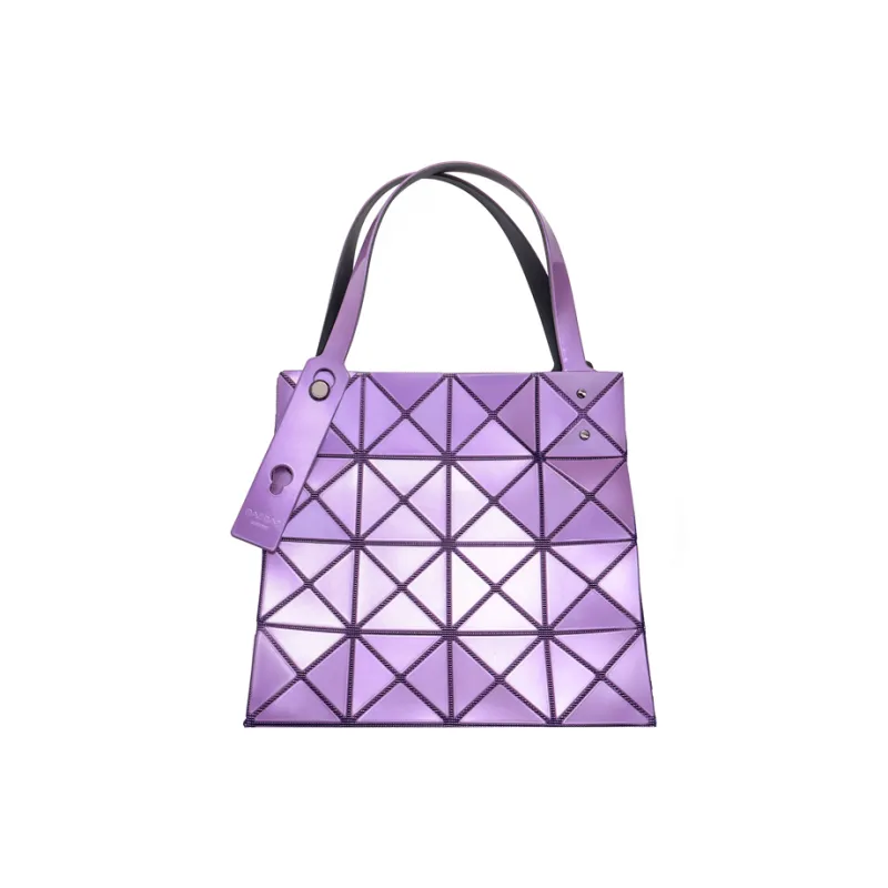ISSEY MIYAKE CARAT Nylon Tote Bag Shopping Bag Handbag Women's Purple-3